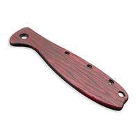 ESEE Zancudo maple handle scales - Fibers Dark Blood / hand-painted