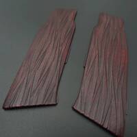 Laugo Arms Alien Creator, Remus Maple Grips - Fibers Dark Blood / Hand-painted