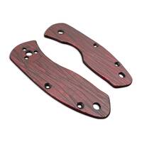 Fibers Dark Blood - Spyderco Ambitious Knife Scales by Svechnikov Knives