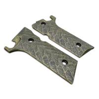 Beretta 92XI, 92GTS Maple Grips - Fir / Hand-painted