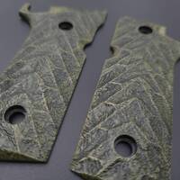 Beretta 92XI, 92GTS Maple Grips - Fir / Hand-painted