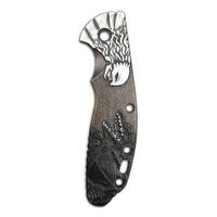 Hinderer XM-24 maple handle scales - Guts VS Griffith / hand-painted