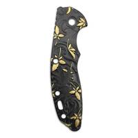 Japanese Maple Black Gold - Hinderer XM-18 3.5 Left Hand Knife Scale by Svechnikov Knives