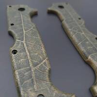 Leaf Dark Green - Cold Steel SR1, SR1 Lite Knife Scales by Svechnikov Knives