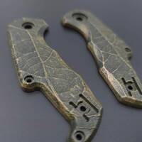 Leaf Dark Green - MKM Isonzo Knife Scales by Svechnikov Knives