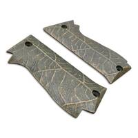 SAR K2 45 C Maple Grips - Leaf Dark Green / Hand-painted