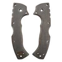 Cold Steel 4-Max Elite walnut handle scales - Classic V2 Dark / hand-painted