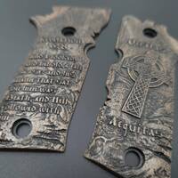 Beretta 92X Performance Maple Grips - Revelation 6-8 Battle Worn Dark / Hand-painted