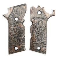 Beretta 92X Performance maple grips - Revelation 6-8 Battle Worn Dark / hand-painted