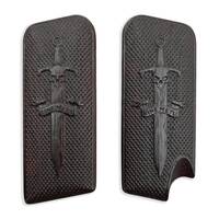 Tokarev TT wenge grips - Sine Metu / hand-painted