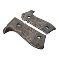Arex Rex Zero 1 Standard Walnut Grips - Stalker Classic Dark / Hand-painted