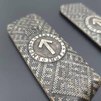 Tokarev TT Maple Grips - Rune Teiwaz Alpha / Hand-painted