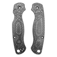 Spyderco Para Military 2 Cru-Wear Carbon Fibers handle scales - Traditional / hand-painted