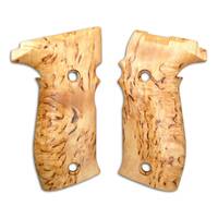 Sig Sauer P226 DA/SA karelian birch grips - Traditional / hand-painted