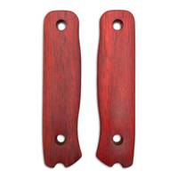 Fällkniven F1X padauk handle scales - Traditional / hand-painted