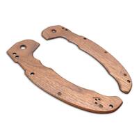 Cold Steel Mayhem walnut handle scales - Traditional / hand-painted