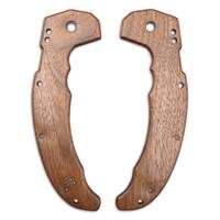 Cold Steel Mayhem walnut handle scales - Traditional / hand-painted