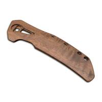 Zero Tolerance ZT 0308 walnut handle scales - Traditional / hand-painted