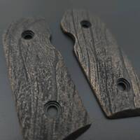 Kimber Solo Maple Grips - Wood Bark (3169) / Hand-painted