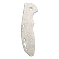 Yang Dragon White - Hinderer XM-18 3.5 Left Hand Knife Scale by Svechnikov Knives