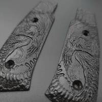 Laugo Arms Alien maple grips - Alien Black / hand-painted