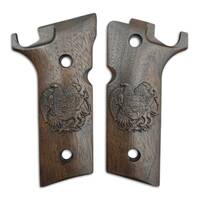 Beretta 92XI, 92GTS walnut grips - Armenian Coat Of Arms Dark / hand-painted