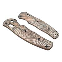 Benchmade Volli 1000001 maple handle scales - Artefact Dark Bronze / hand-painted