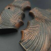Colt Python maple grips - Artefact Dark Bronze / hand-painted
