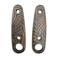 ESEE Izula 2 maple handle scales - Artefact Dark Bronze / hand-painted
