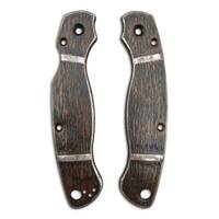 Spyderco Military 2 walnut handle scales - Black Sails by Artur Soikkeli