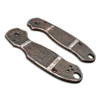 Spyderco Para 3 walnut handle scales - Black Sails by Artur Soikkeli