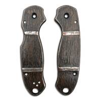 Spyderco Para 3 walnut handle scales - Black Sails by Artur Soikkeli