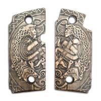 Sig Sauer P238 maple grips - Celtic Heart / hand-painted