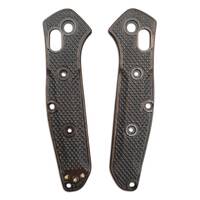 Benchmade Mini Osborne 945 walnut handle scales - Classic V2 Dark / hand-painted