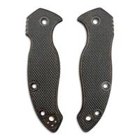 Spyderco Canis walnut handle scales - Classic V2 Dark / hand-painted