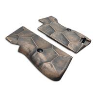Sig Sauer P210 maple grips - Crack V2 (3169) / hand-painted