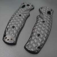 Benchmade Volli 1000001 maple handle scales - Dragon Scales Black / hand-painted
