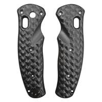 Benchmade Volli 1000001 maple handle scales - Dragon Scales Black / hand-painted