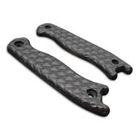 Ka-Bar Becker Short maple handle scales - Dragon Scales Black / hand-painted