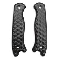 Ka-Bar Becker Short maple handle scales - Dragon Scales Black / hand-painted