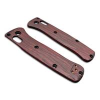 Benchmade Mini Bugout 533 maple handle scales - Fibers Dark Blood / hand-painted