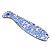 ESEE Zancudo maple handle scales - Japan Wave / hand-painted