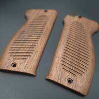 MAC Mle 1950 walnut grips - Original / hand-painted