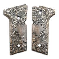 Beretta 92X, M9A3, M9A4 maple grips - Phoenix / hand-painted