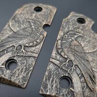 Sig Sauer P238 maple grips - Raven / hand-painted