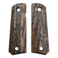 Browning 1911 22 / 380 maple grips - Roughness Bronze / hand-painted