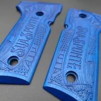 Beretta 92X, M9A3, M9A4 maple grips - Sua Sponte Ultramarine Pearl / hand-painted