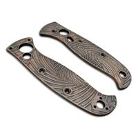 Spyderco Autonomy 2 maple handle scales - Artefact Dark Bronze / hand-painted