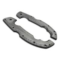 Cold Steel Voyager Extra Large Carbon Fibers black handle scales - Traditional / hand-painted