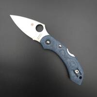 Spyderco Dragonfly 2 Micarta Bluejeans handle scales - Traditional / hand-painted